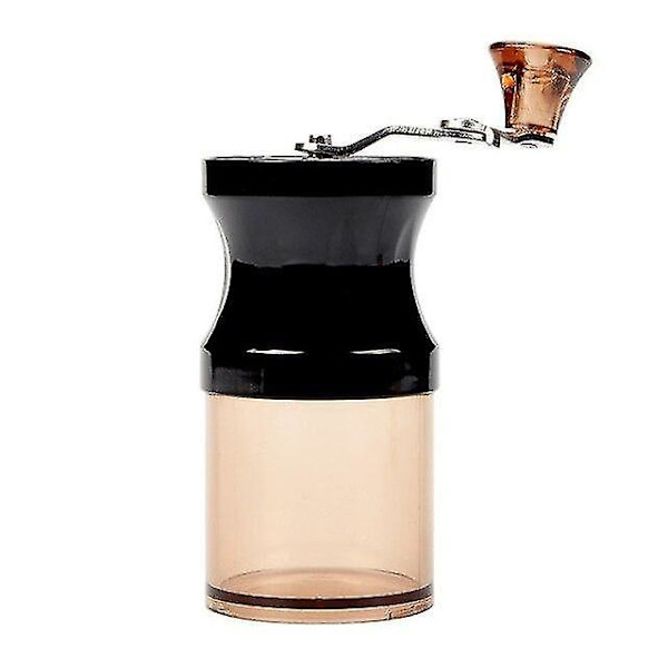 Mini Manuell Kaffekvern Akryl Håndjusterbar Kvern