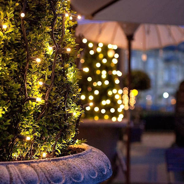 Udendørs Solcelle-Lysstreng 10m-100leds Solhavelys