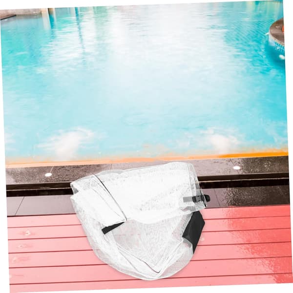 Opbevaringsnet til swimmingpool, stor opbevaringspose til poollegetøj, netdesign til flydelegetøj