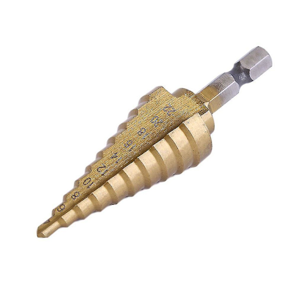 4-22mm Hex Titan Stegkonisk Borrbit Hålskärare