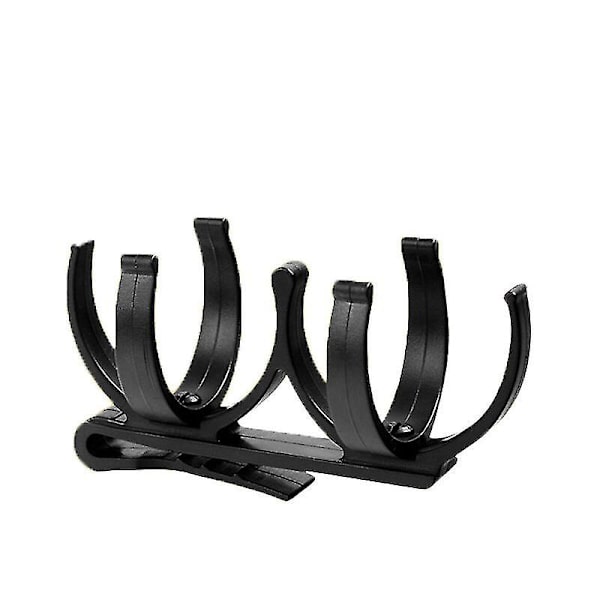 Golfbollsklipp Enkelt Att Använda Lätt Att Fästa Plast Golfputter Klipp Golftillbehör (10 Stycken, Svart)