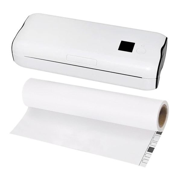 Mini-kokoinen langaton A4-tulostin monitoiminen mobiili tulostin kuvien ja päiväkirjan kirjoittamiseen -yuhao Only Paper 50pcs
