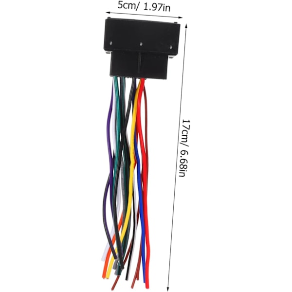 Bil Stereo Ledningsnet Radio Ledningsnet Universel Kompatibilitet Intet Behov for Klipning Let at Installere