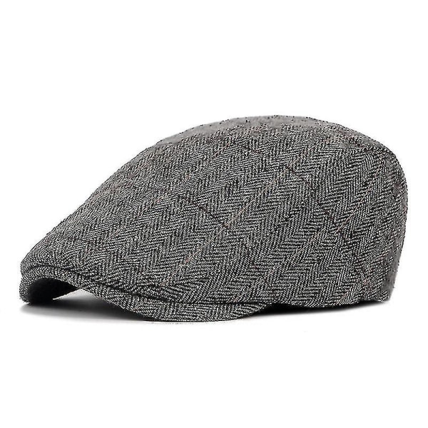 Middelaldrende Og Eldre Peaked Cap Justerbar Klassisk Beret Flat Hat
