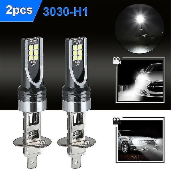 H1 LED-ajovalolamppujen muuntokitti 100W 14000lm 6500K
