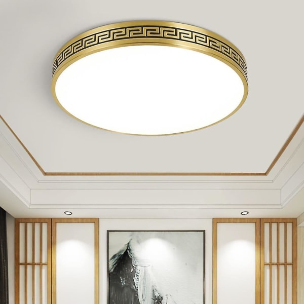 40 cm Circle Design Loftslamper Kobber Messing Moderne 220-240v