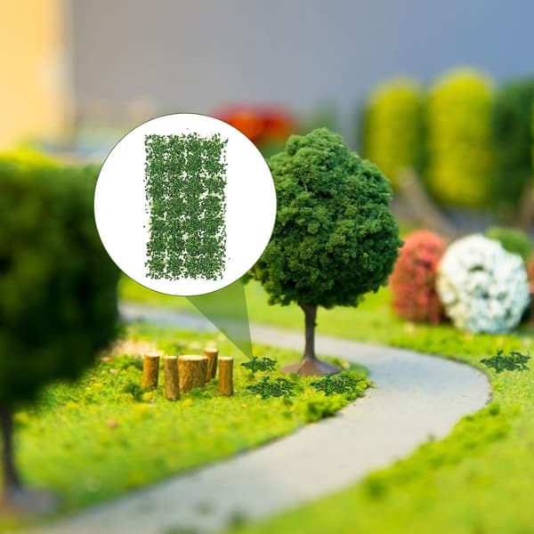Tekopensaat Malli Syvänvihreä Simulaatiopensas DIY-mallijunien maisemointiin