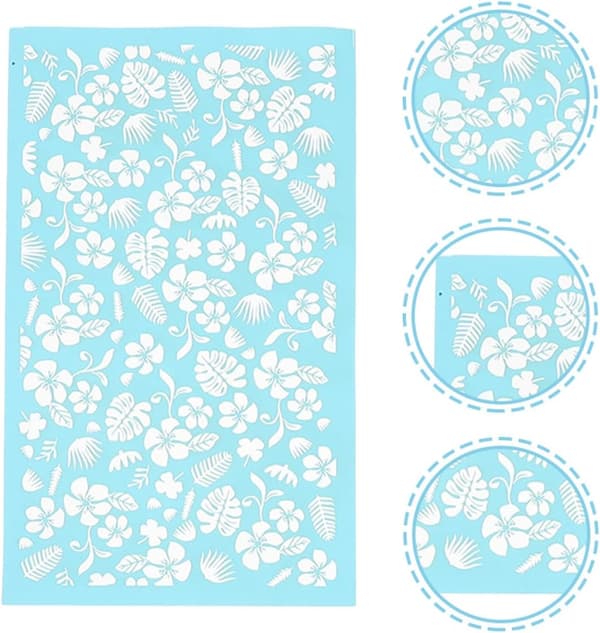 Silkscreenstencil för polymerlera, återanvändbar tvättbar nätmall