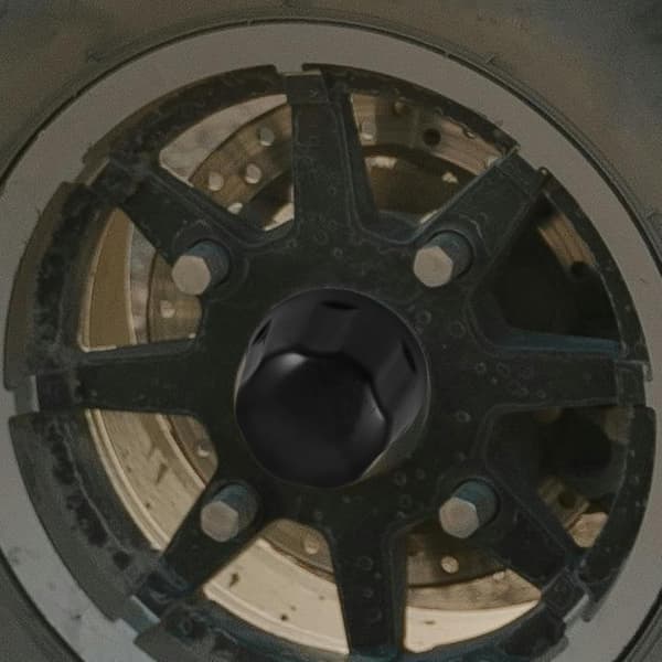 4st ATV Fälg Bultskydd Gummi Nav Dammskydd Däckmutterkåpa för Fälgskydd