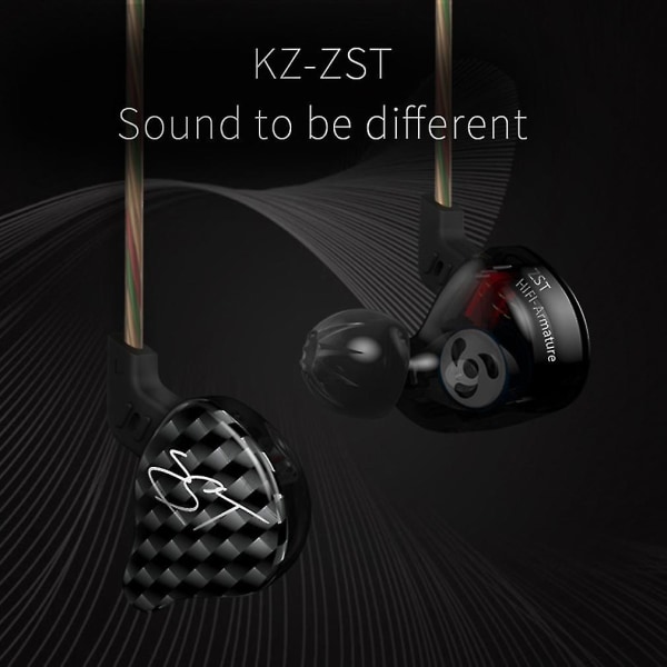 KZ L Bending In Ear Earphone Hifi Sports Earplug Hodetelefon