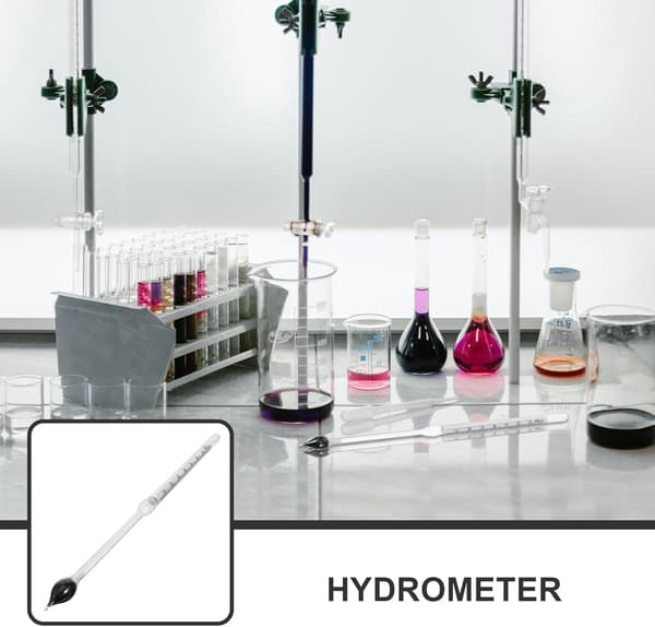 Handhållen glassalinometer hydrometer 0-350 salthaltsskala salthaltsmätare
