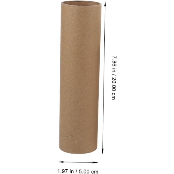 Hobbyrør Papirrør 18-pakning Runde Pappruller DIY Hobbyutstyr