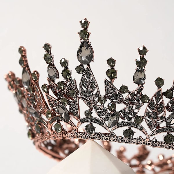 Drottningkrona för kvinnor, Rhinestone bröllopskrona