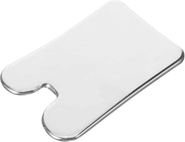 Skrabebord i rustfrit stål til ansigts Gua Sha massageværktøj Dobbelt hage reducer Ansigtskraber til ansigtsmassage