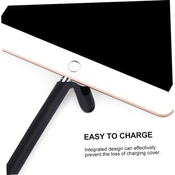 2 kpl Stylus-kynäkotelo Musta silikoninen Stylus-holkki Kynäkotelo 1. sukupolven Stylus-holkki