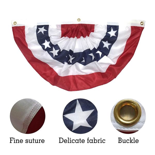Amerikkalainen Polyesterilippuhame 45*90cm