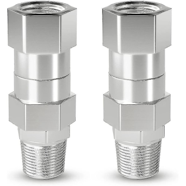 2 stk. Trykvaske Sving, 3/8 Tommer NPT Han-Gevind Fitting, Rustfrit Stål, Kink Fri Til Slange F