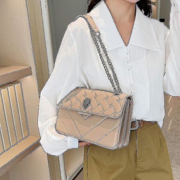 Kurt Geiger London Kensington Bag Kvinneveske PU-Lær Håndveske Luksus Britisk Merke Skulderveske Messenger Lommebok Kvinne Crossbody Bag Ty-yuhao Black
