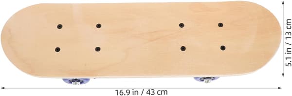 DIY Gutter og Jenter Skateboard Deck 43x13cm Uferdig Tre Blank Skateboard