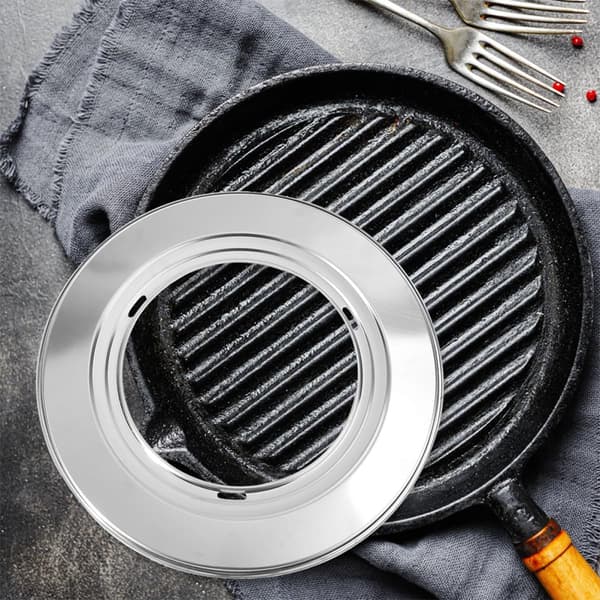 Rustfrit stål dampkogerplade bambus dampkogerringadapter 32cm