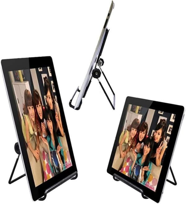 2-pak Multifunktionelt Justerbart Jern Display Stativ Tablet, Bog Læsestav Gave