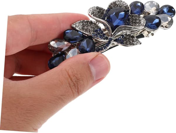 2 stk. Rhinestone Blomsterhårspænder til kvinder Elegant Forårshårklemme