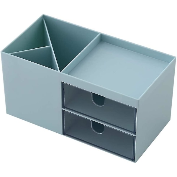 Desktop Storage Organizer Mini Box Desk Toimistotarvikesäiliön kynäpidike pöydälle Söpö