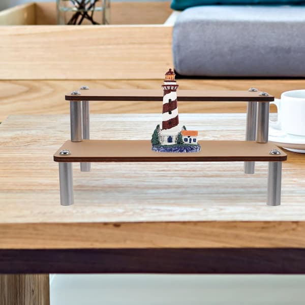 Træ Multi-lags Display Riser Stand og Figurer, Organizer til Modelsamling