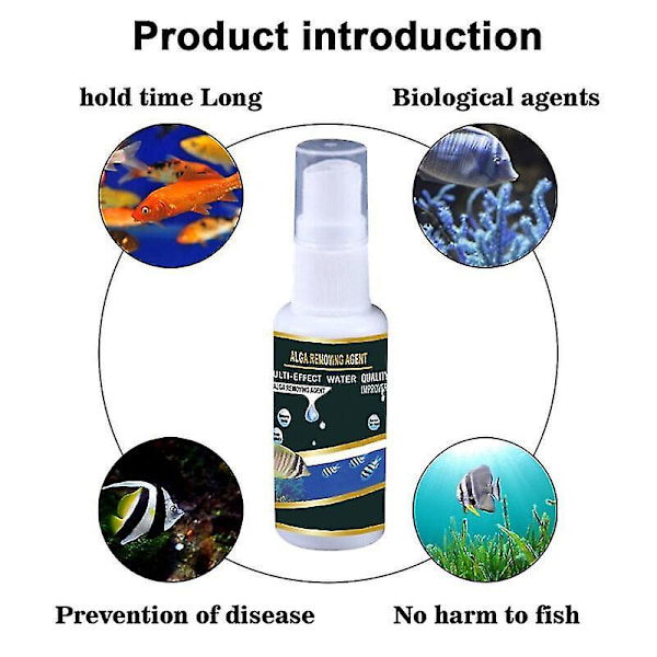 30ml Effektiv Akvarieałgkontroll Renare Vattenkvalitet