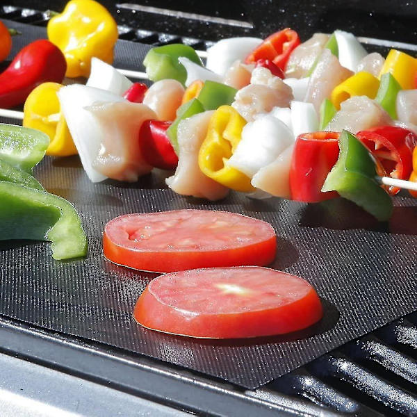 Grillmatta Set med 5, Ugnsfodrar för Botten av Fläktassisterade Ugnar, Icke-klibbande