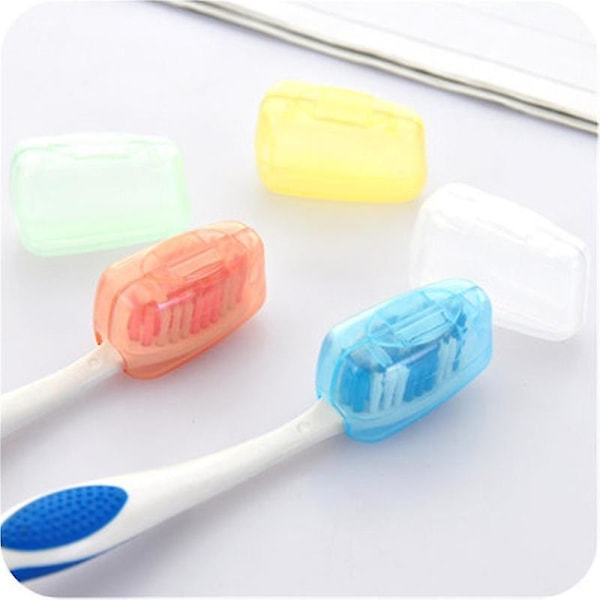Reise bærbare tannbørstehodedeksler Tannbørstebeskyttelsesveske (50 stk)