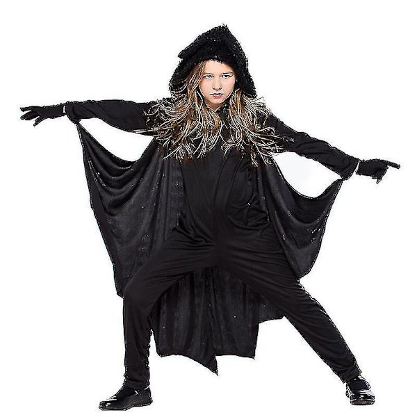 Jentekostyme for Halloween - Vampyr-flaggermus