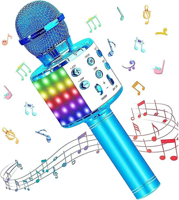 Trådløs Bluetooth Karaoke-mikrofon, Multifunksjonell høyttaler