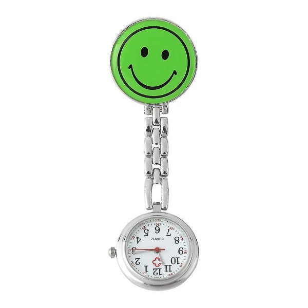 Smile Face Nurse Fob Watch Medical Use Pocket Quartz Watch