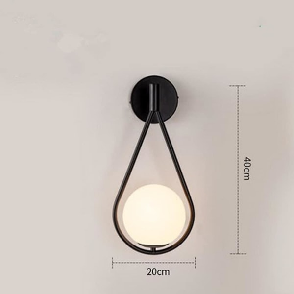 Mini Stil Nordiske Vægslamper Sconce Soveværelse Glaslys
