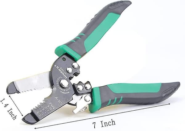 Wire Stripper, Elektriker Wire Cutters, Wire Stripping - Profesjonell Crimper - 180mm