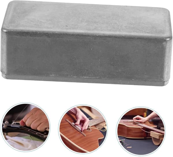 Aluminium prosjektboks for elektronikk gitarpedalveske Stomp-beholder Sikker lukking