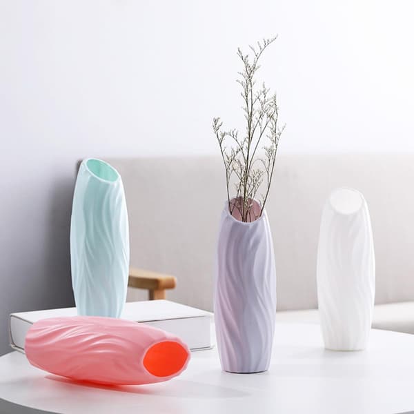 4st Höga Vasar Blomsterarrangemang Vas Set Pp Plast Modern Enkel Design Lätt