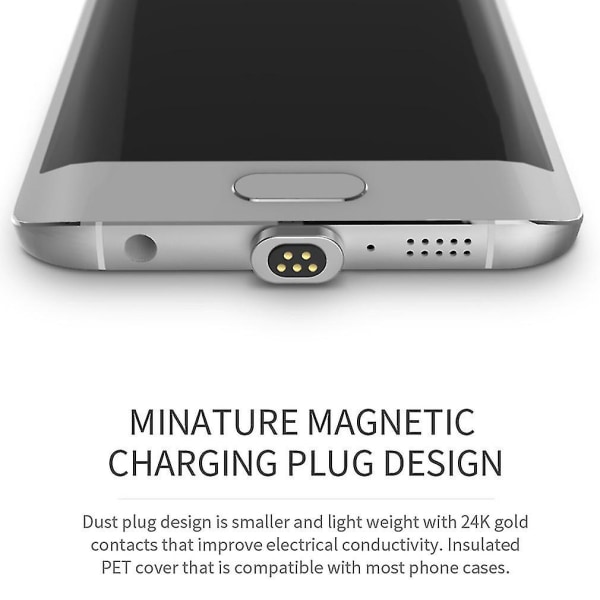 Wsken Magnetisk ladekabel Android Mini Adapter