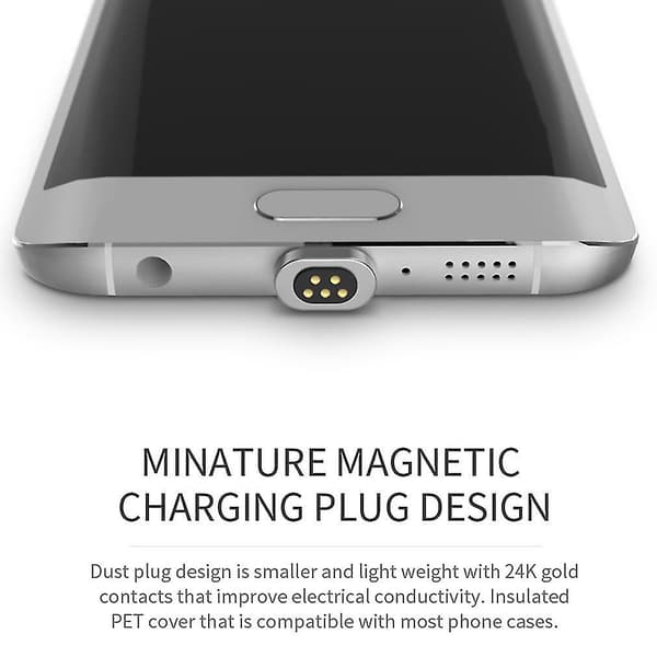 Wsken Magnetisk Ladningskabel Android Mini Adapter