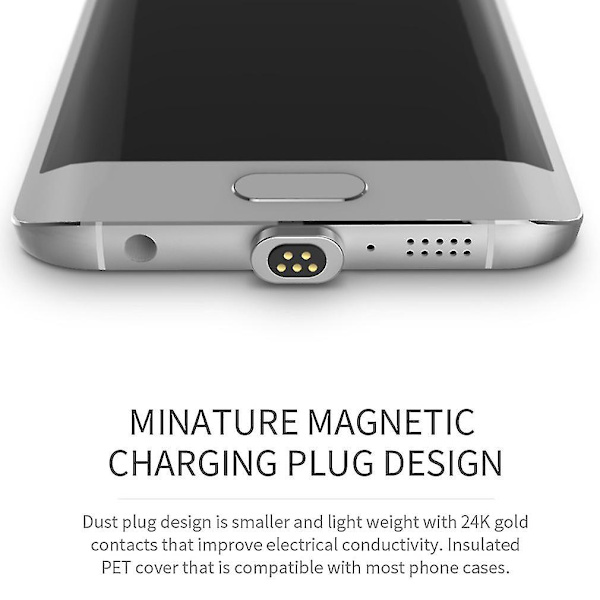 Wsken Magnetisk Opladningskabel Android Mini Adapter