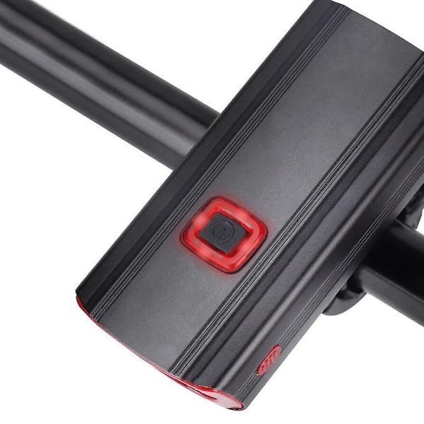 LED USB-lading 6-horns Vanntette Sykkelforlykter
