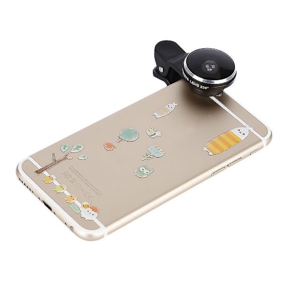 Universal 235 Super Fisheye Objektivklips til Mobiltelefon