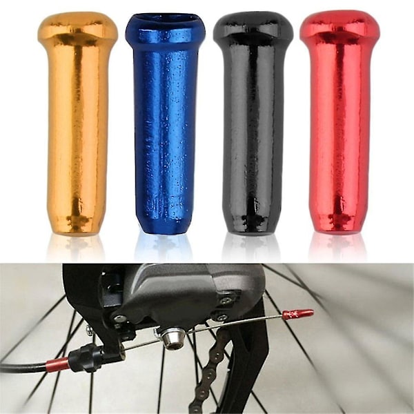 30 stk. Cykelbremse Skifter Derailleur Kabeltråd Endecap Krympeforbindelser