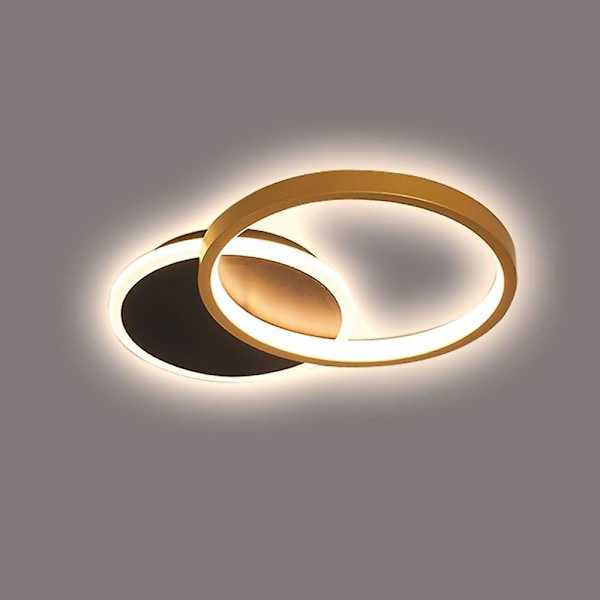 LED Taklampe Sirkel 35cm Moderne Kunstnerisk Metall Akryl