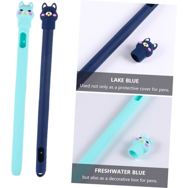 2 stk. Stylus Beskyttelsesetui Blyantetui 1. Generations Etui til Blyant Blyantindkapsling