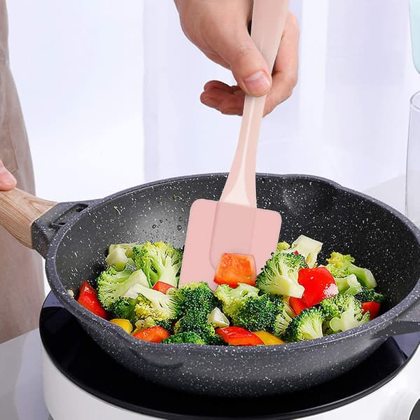 Deigskrape Silikonsett, Grillbørste, Silikon Spatel