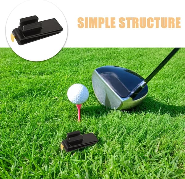 6 st golfputterklämmahållare för golfbag, praktiska förvaringstillbehör