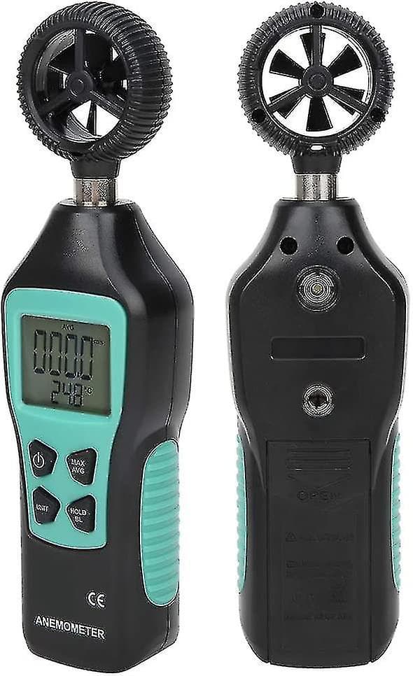 Digital Anemometer Vindmåler 0,8~30,0 m/s Håndholdt Termometer Tester Til Luftfartsindustrien