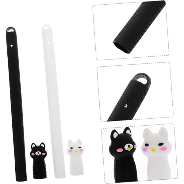2 stk. Andre Generasjons Beskyttelsesetui Stylus Penn Skin Unikt Pennetrekk
